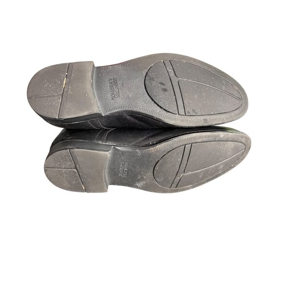 Gorgeous Johnston & Murphy Black Sheep Skin Leather Chukka Boots 12 - Picture 7 of 9